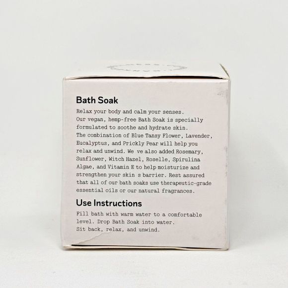 Barker Wellness Co Bath Soak Vegan Bath Bomb Blue Tansy NIB - Picture 3 of 11